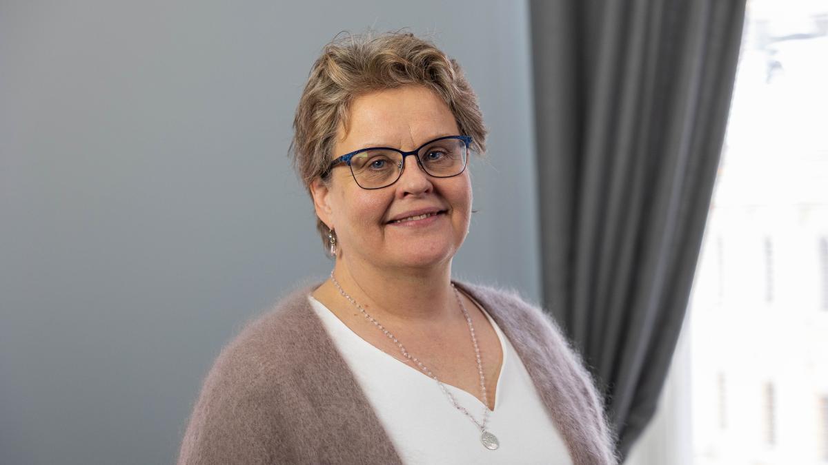 På bilden överdirektör Tarja Haaranen