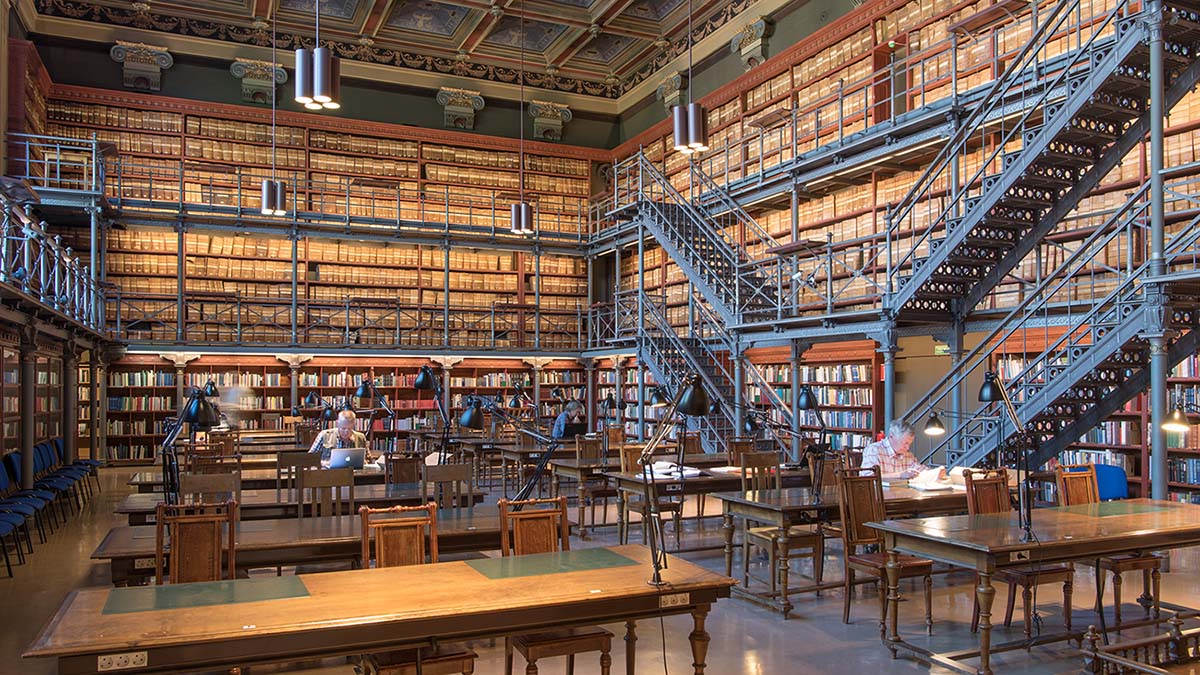 The old reading room on Rauhankatu in Helsinki.