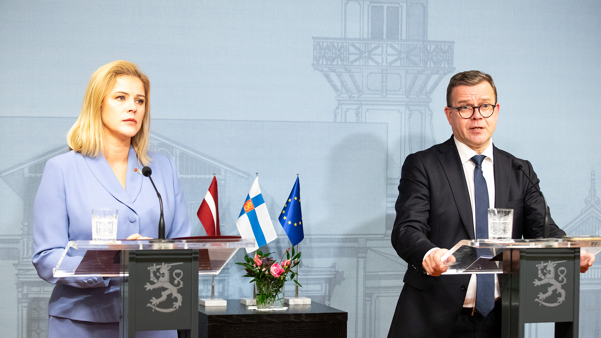 Meeting between prime ministers of Finland and Latvia focuses on ...