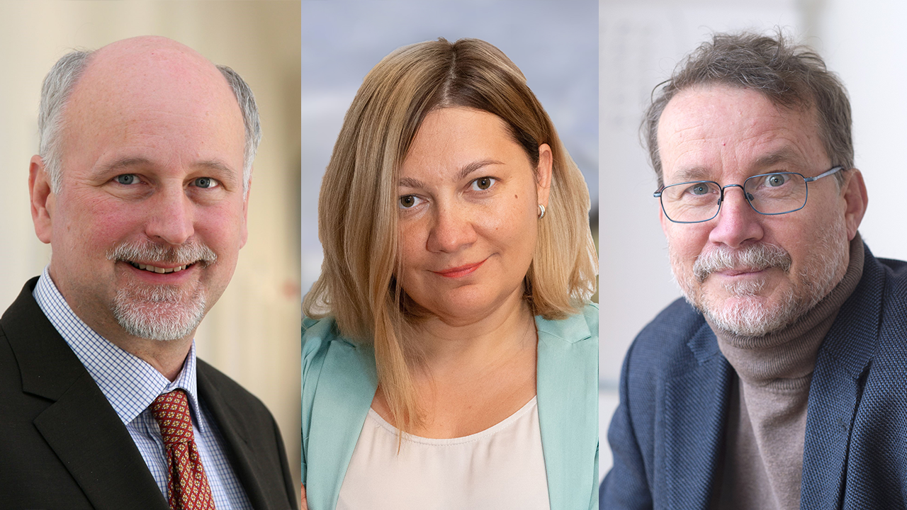 Keynote speakers Professor Wolfgang Lutz, Dr Elena Rovenskaya and Professor Axel Boersch-Supan