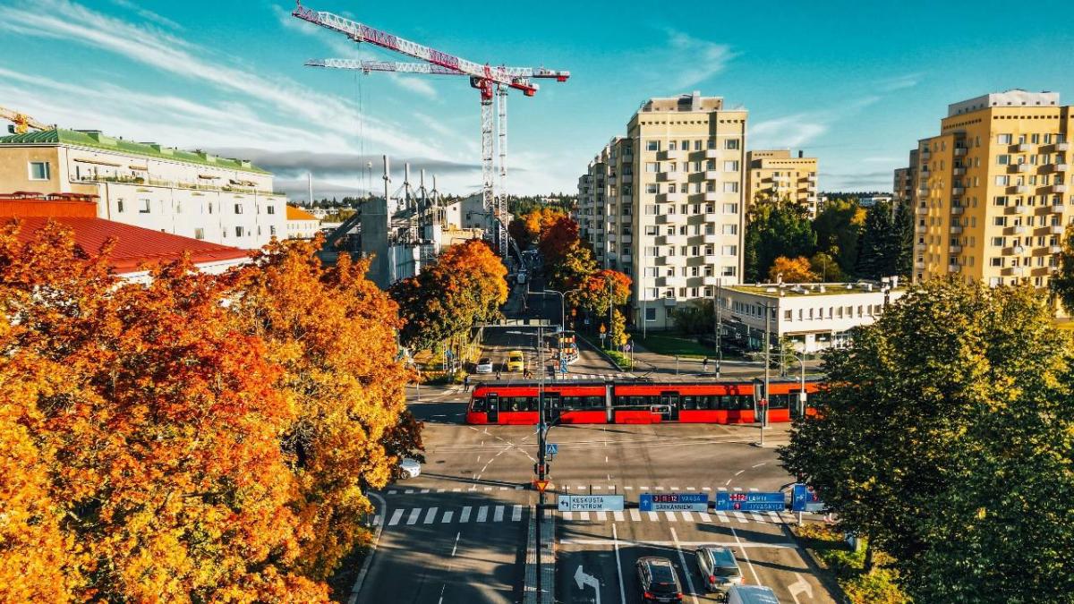 Yleiskuva Tampereen keskustasta