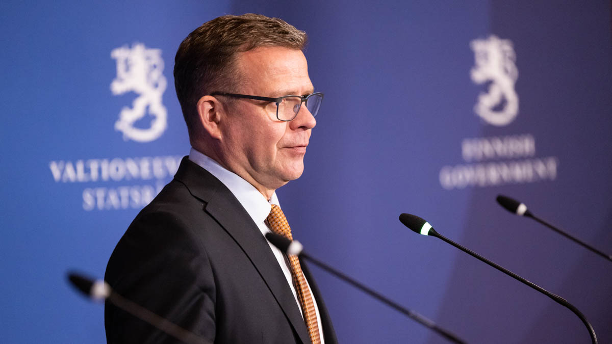 I foto statsminister Petteri Orpo