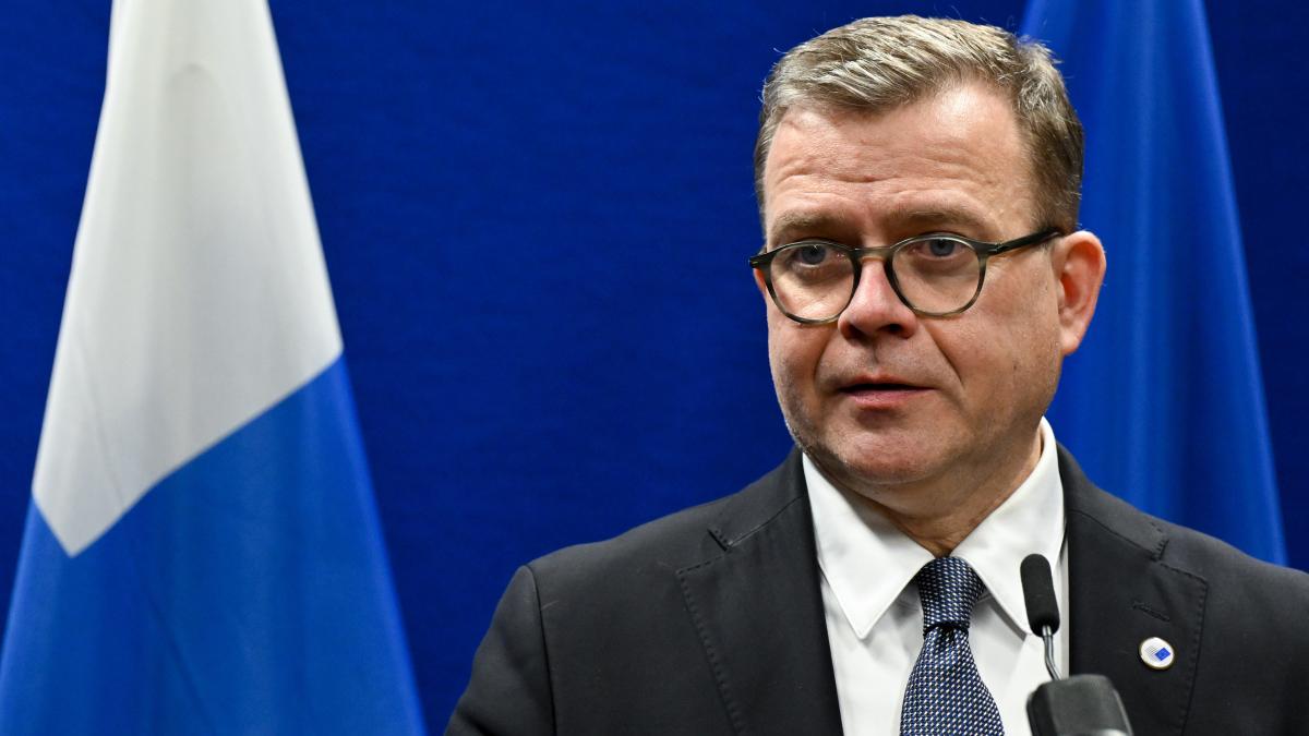 In the photo Prime Minister Petteri Orpo