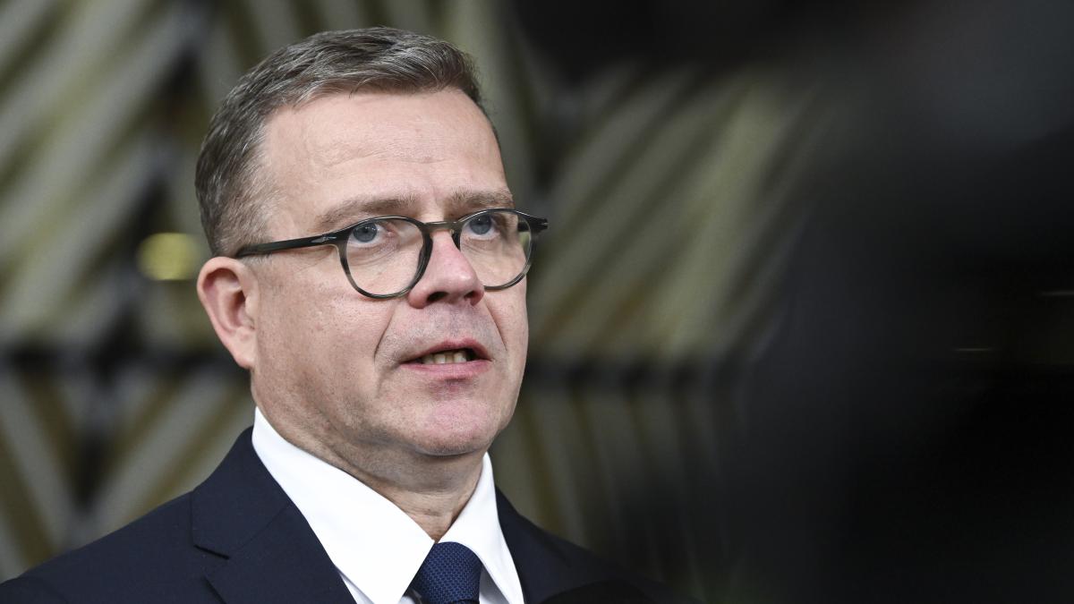 I foto statsminister Petteri Orpo