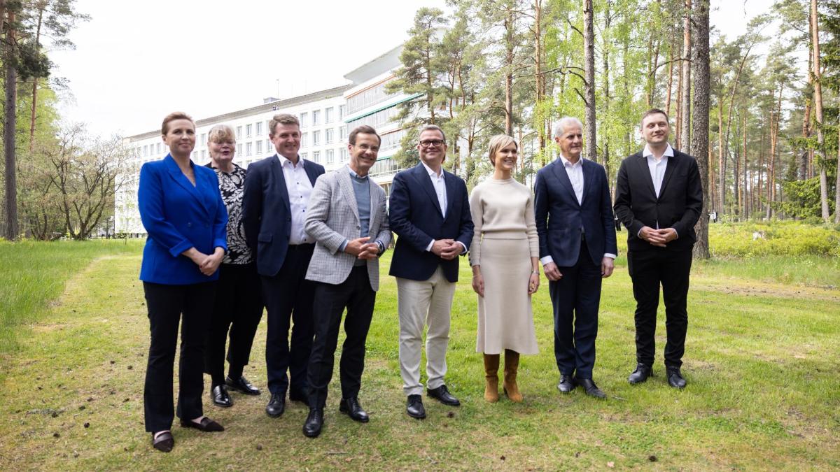 Nordic Government Leaders in Paimio.