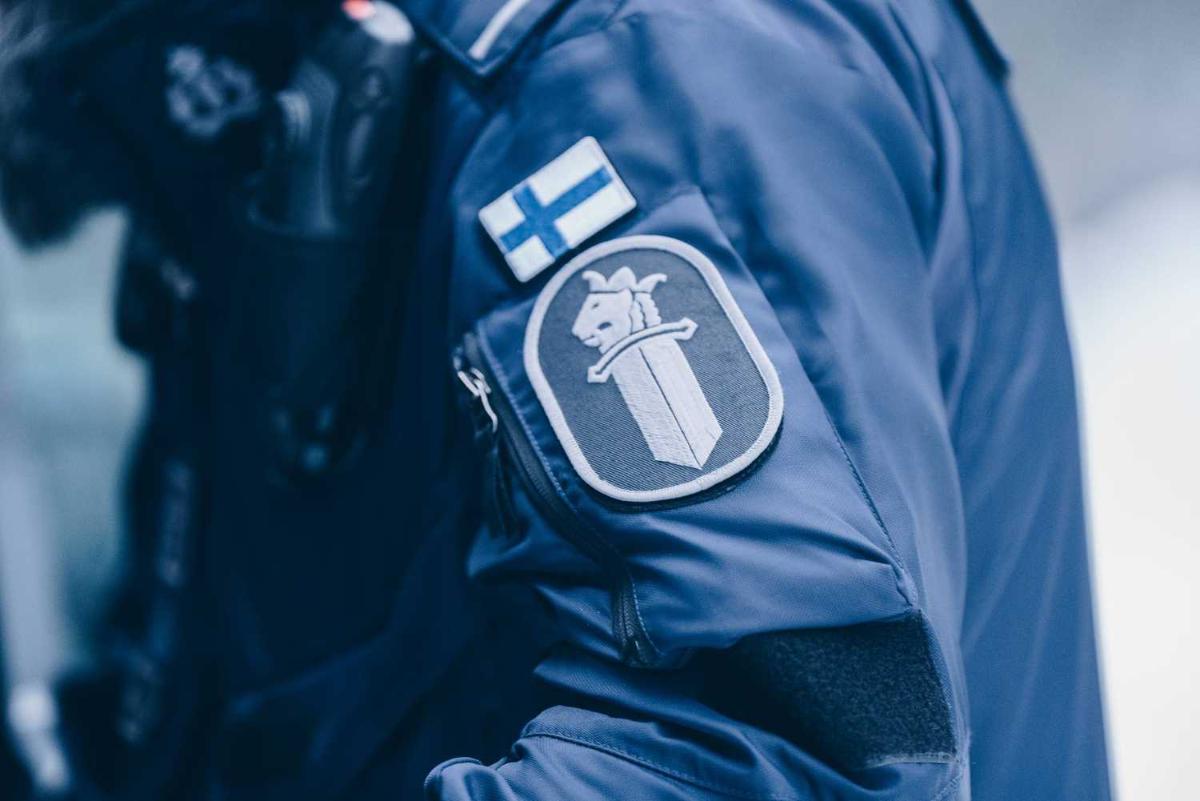 Police uniform sleeve