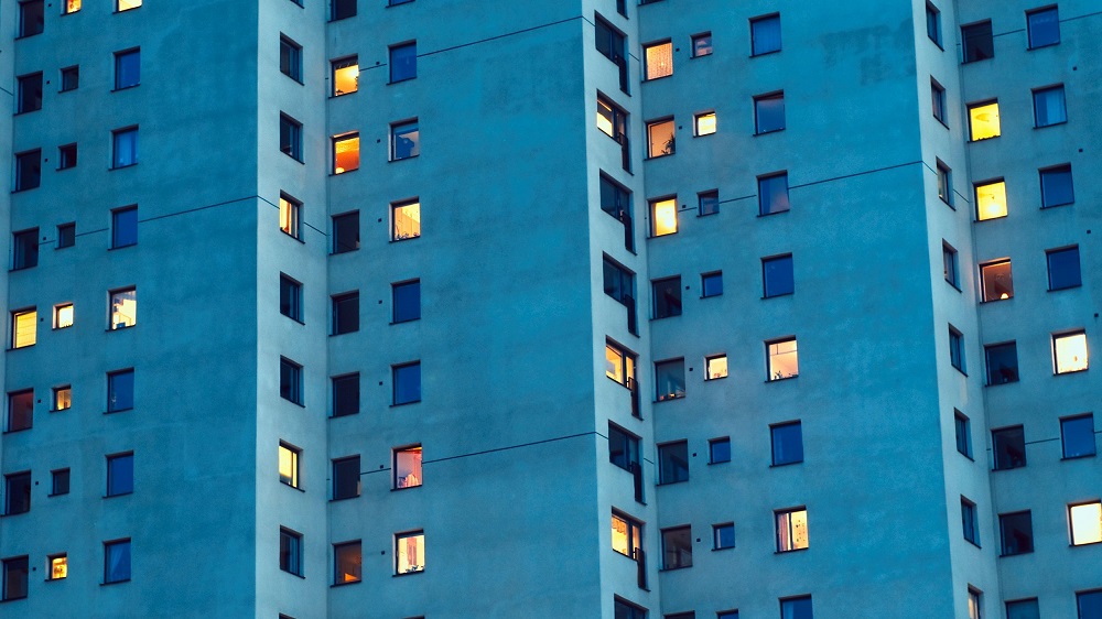 Asuinrakennuksen seiniä