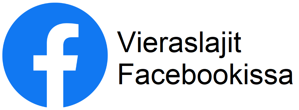 Linkki vieraslajien Facebook-sivuille.